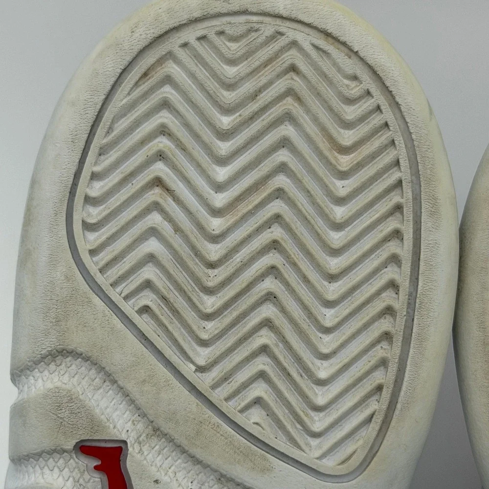 Jordan‎ 12 Retro FIBA White University Red 151186-107 Size 2.5Y